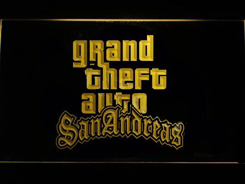 Grand Theft Auto San Andreas LED Neon Sign